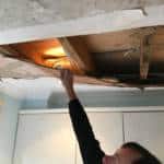 Damp Damaged Plasterboard Repair- North Devon